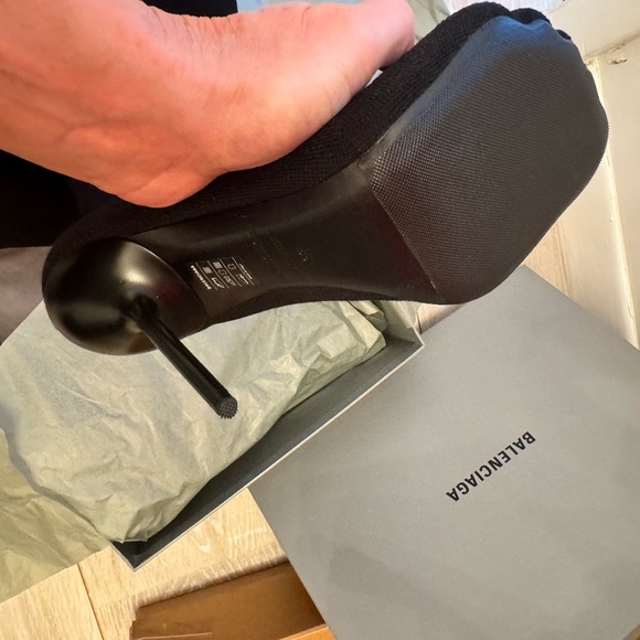 Balenciaga Anatomic Over the Knee Heeled Boot - Picture 11 of 16